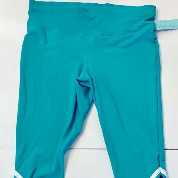 ID IDEOLOGY Women's Compression Colorblocked Side Pocket 7/8 Leggings, Reg 1x - Picture 7 of 11